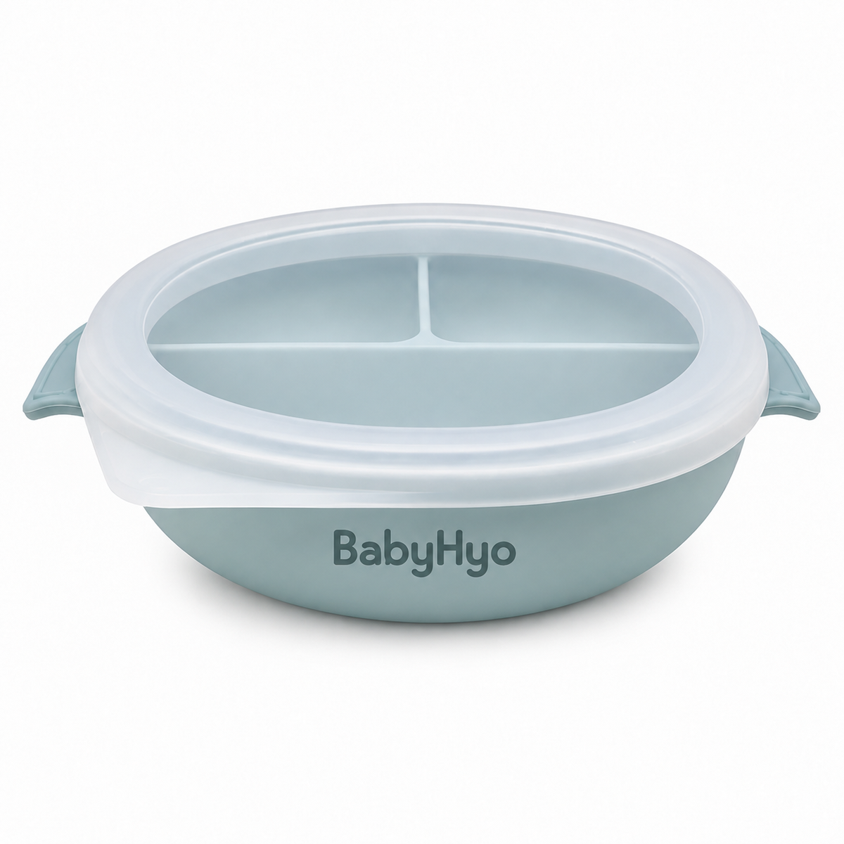 BabyHyo 3-Compartment Baby Feeding Bowl with Lid