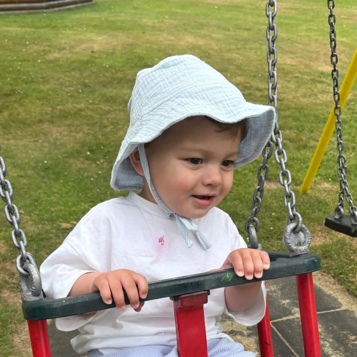 Baby Sun Hat from Breathable Cotton Muslin