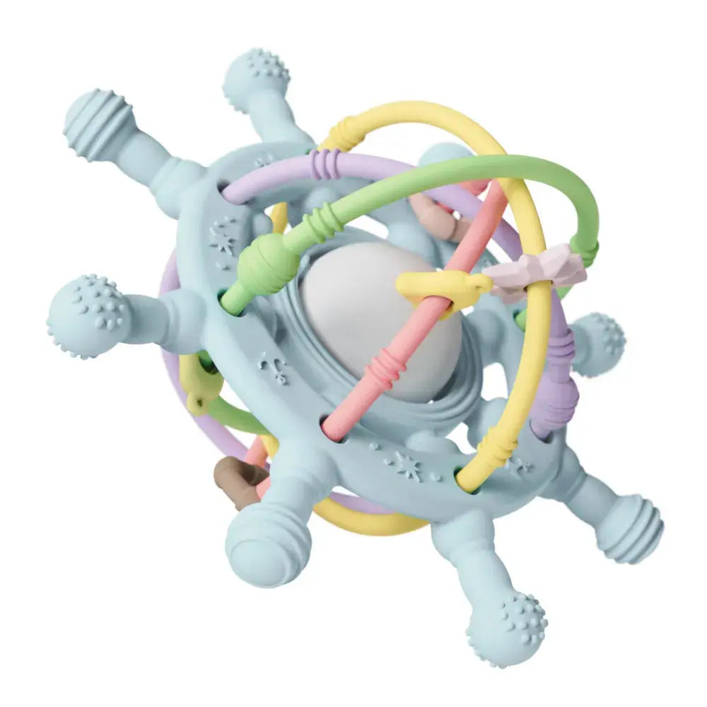 Silicone Rattle Teether Toy
