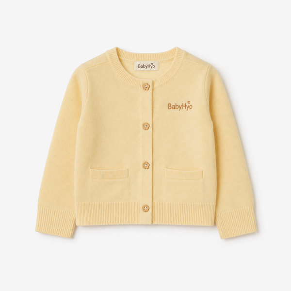 BabyHyo Baby Knitted Cardigan – Cream