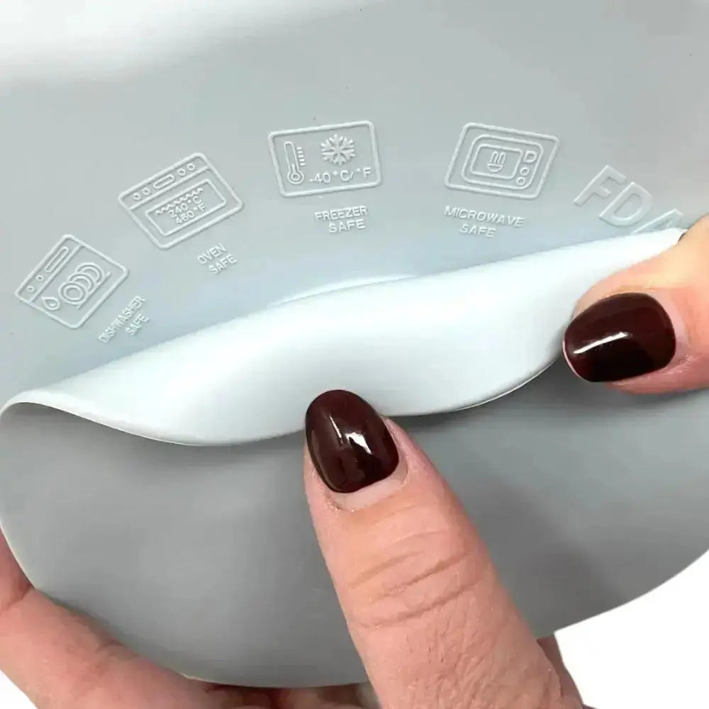BabyHyo Baby Divided Feeding Tray with Lid – 3 Compartment Weaning Plate