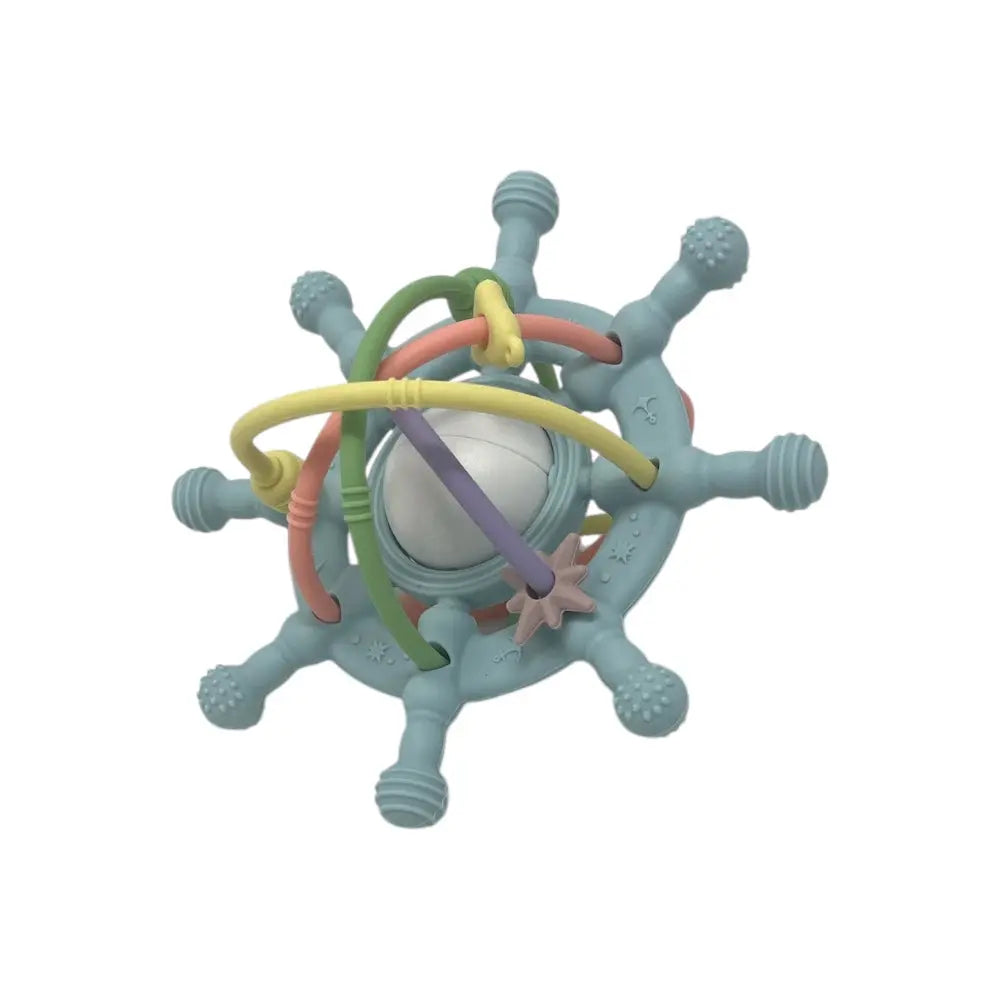 Silicone Rattle Teether Toy