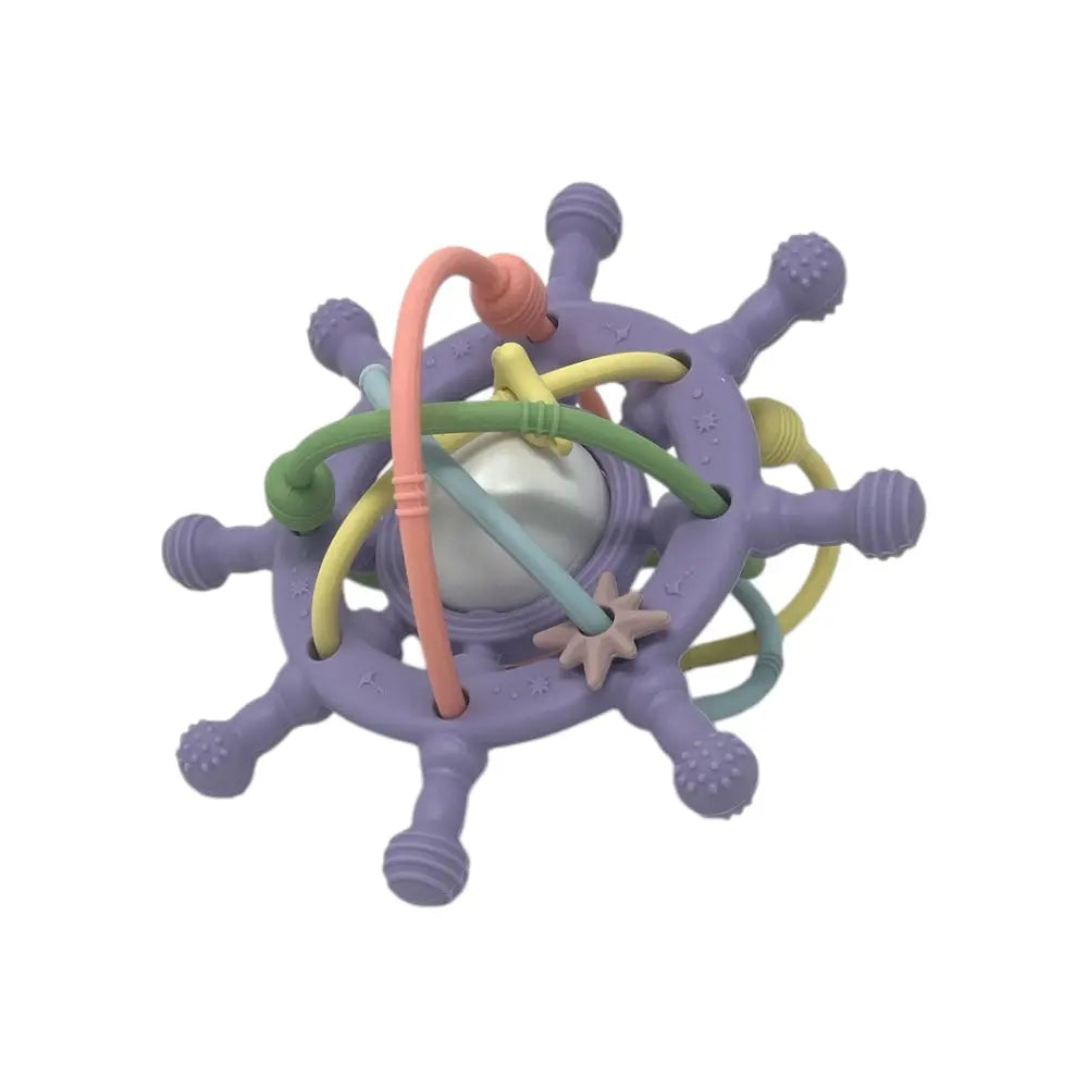 Silicone Rattle Teether Toy