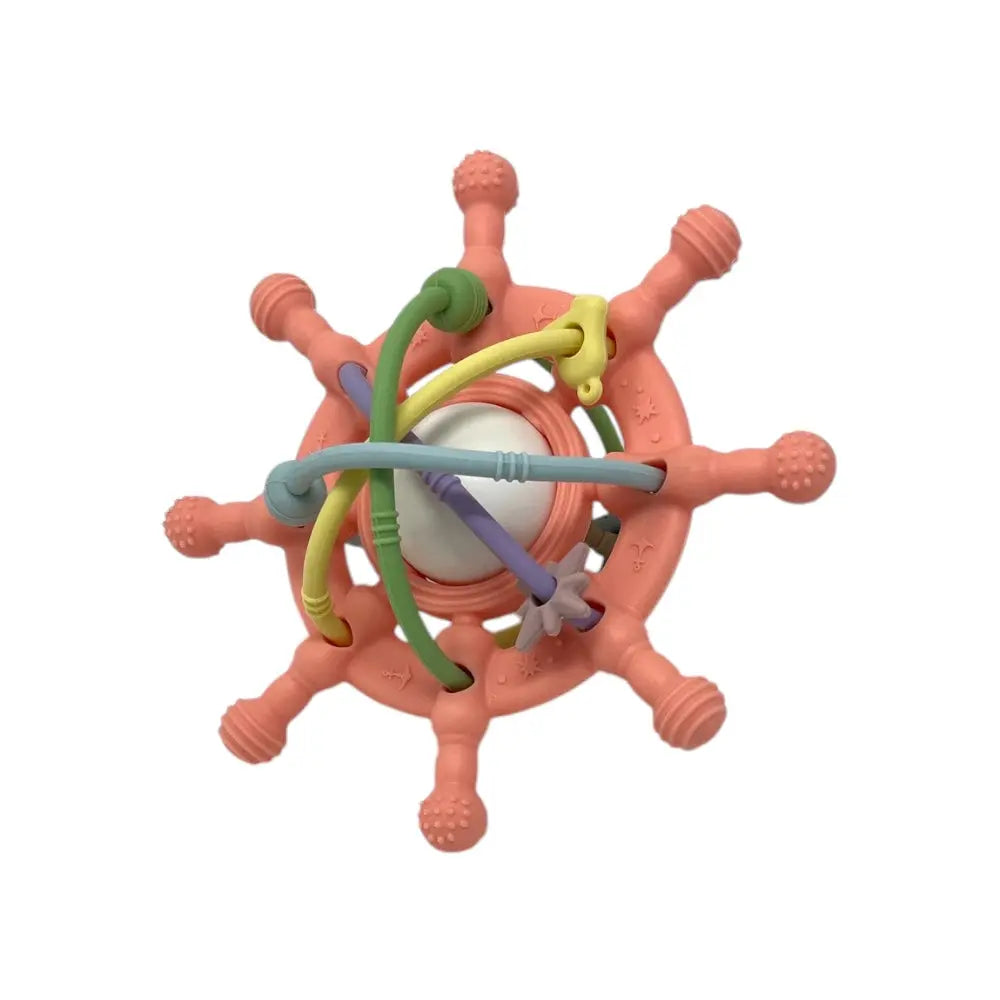 Silicone Rattle Teether Toy