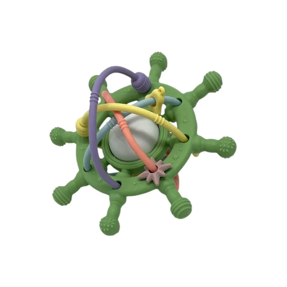 Silicone Rattle Teether Toy