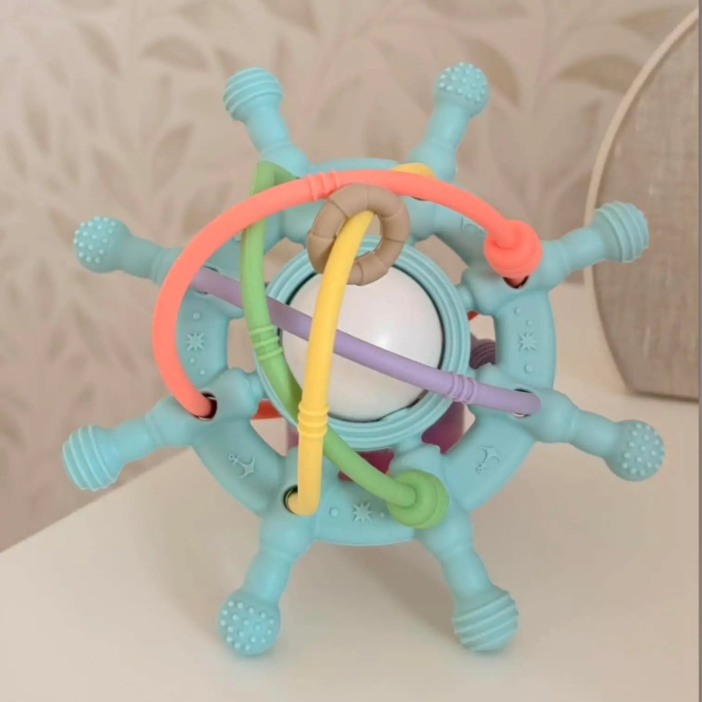 Silicone Rattle Teether Toy