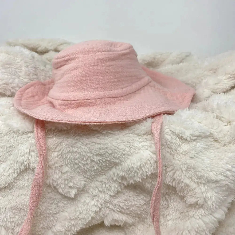 Baby Sun Hat from Breathable Cotton Muslin