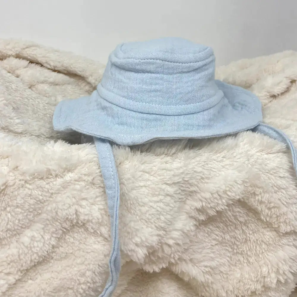 Baby Sun Hat from Breathable Cotton Muslin